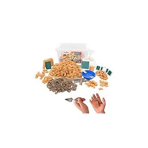Teifoc TEI 660 Kit de construction en pierre &ndash; Kit cr&eacute;atif II, multicolore