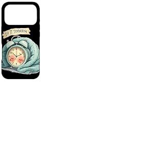 Superbe d&eacute;guisement de r&eacute;veil avec Discours Do It Tomorrow Coque pour iPhone 17 Pro