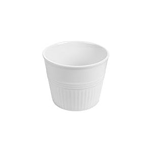 Lot de 6 verres &agrave; frits &Oslash;10,3 x 9 cm, blanc porcelaine