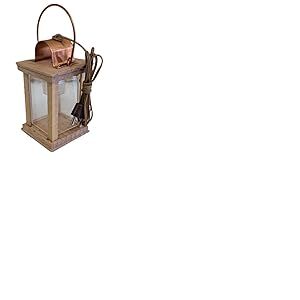 Lanterne LED en Bois