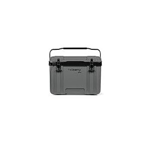 Steamy BMX 26 Glacière spécialement conçue pour Le déjeuner et Le Chantier avec Panier, 26 litres, Gris