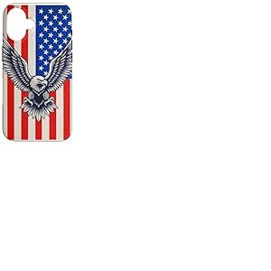 Aigle am&eacute;ricain avec Drapeau am&eacute;ricain Coque pour iPhone 16