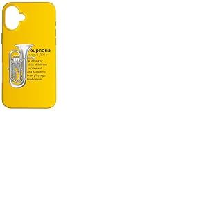 Fier Joueur de Euphonium Humour Dr&ocirc;le pour Fiert&eacute; Brass Band Coque pour iPhone 16 Plus