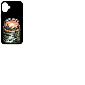 Redstone Colorado USA Retro Mountain Style rétro Coque pour iPhone 16 Plus