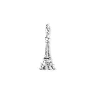 Thomas Sabo Femmes-Pendentif charm Tour Eiffel Charm Club Argent Sterling 925 0029-001-12