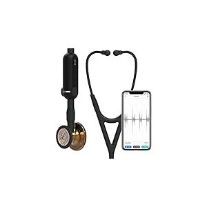 3M Littmann St&eacute;thoscope num&eacute;rique CORE, tubulure noire, Edition Cuivre Brillant, 69 cm, 8863