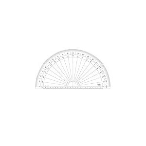 GRAPHOPLEX Rapporteur 1/2 cercle 30cm grades Transparent