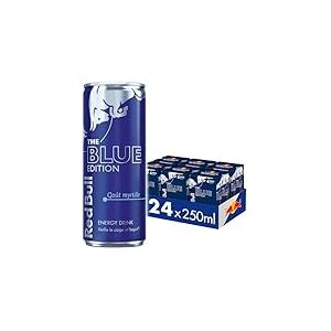 Red Bull, Boisson énergisante, Goût Myrtille 4x250ml (6 packs de 4x250ml - 24 canettes)