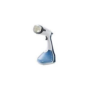 TM Electron TMPPL020 Easy Steam Time Plancha 1640 W de puissance, brosse pour tissu épais, prêt en 45 sec, 17 g/min de vapeur continue, idéal pour repassage horizontal ou vertical, blanc/bleu