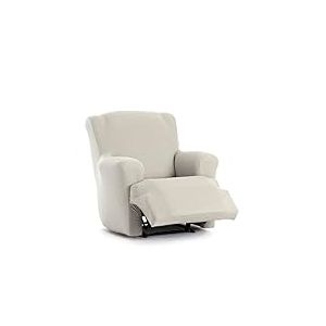 EYSA Housse de canapé bi-élastique pour Fauteuil Relax inclinable Couleur écru Design Harlem