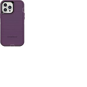 OtterBox Coque Defender Series pour iPhone 13 Pro Max et iPhone 12 Pro Max &ndash; Violet Heureux, Robuste et Durable, avec Protection des Ports, Comprend Un Clip Holster et Une b&eacute;quille
