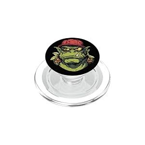 Cool Ogre Visage avec casquette et lunettes de soleil PopSockets PopGrip pour MagSafe