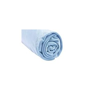 Drap Housse 160x200 cm Lit Deux Places King Size 160 x 200 | Bambou Hypoallergique | Bleu Ciel | Extensible | Sommeil sain | Marque Easy Dort | Oeko-Tex | Qualit&eacute; Sup&eacute;riere | Fabriqu&eacute; en Europe