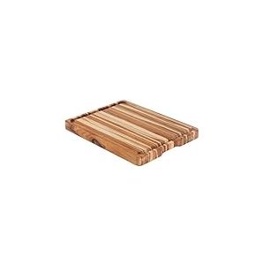 Billot de boucher en bois de teck FSC 50x38x4cm. (XL)