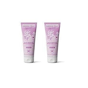 ENERGIE FRUIT | Gel&eacute;e soin & d&eacute;finition coco curl sans rincage | Cheveux ondul&eacute;s & boucl&eacute;s | Huile de coco BIO| 200ML (Lot de 2)