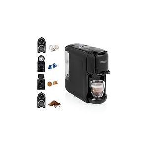 Cafetière Princess 249452 - Pour capsules Nespresso™, Dolce Gusto & dosettes ESE - Pompe italienne 19 bars - 0,6 L - 1450 W