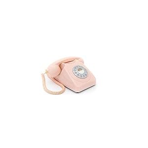 Téléphone Bouton Poussoir GPO 746 Push Button Carnation Pink