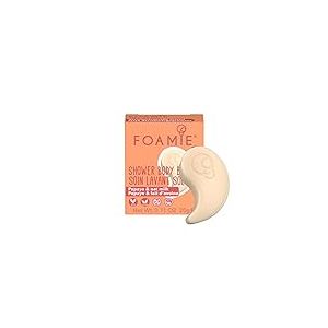 Foamie Savon Solide à la Papaye et Au lait D'Avoine - Savon Papaye Apaisant et Nourrisant en Format Voyage - 100% Vegan et sans Plastique 20G