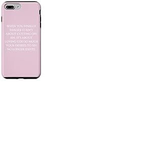 Obéissance Quand Vous réalisez Enfin qu'il s'agit d'aimer Dieu Coque pour iPhone 7 Plus/8 Plus