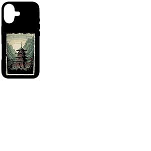 Pagode Japonaise Temple Montagne Ukiyo-e Art Hommes Femmes Enfants Coque pour iPhone 17