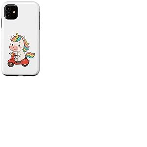 Trottinette Licorne pour garçons, Filles, Hommes, Femmes, Enfants et Adultes Coque pour iPhone 11
