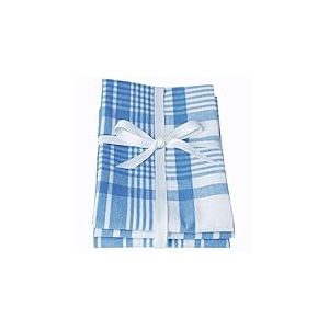 Dexam Love Colour Lot de 3 torchons Bleu marocain Taille XL 91 x 61 cm