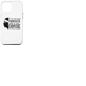 Je Ne suis Pas Parfaite mais Corse Cadeau T&ecirc;te De Maure Coque pour iPhone 12 Pro Max