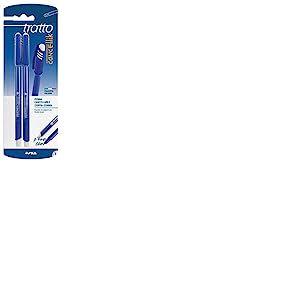 Tratto F041701 Lot de 2 stylos à encre effaçable Bleu