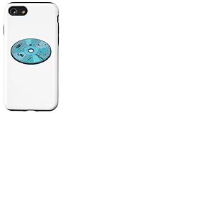 Design num&eacute;rique CD d'ordinateur r&eacute;tro ann&eacute;es 90 Coque pour iPhone SE (2020) / 7/8