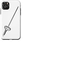 Escrime Esquisse d'escrime Équipe d'escrime Coque pour iPhone 11 Pro Max