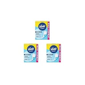 Vania | Prot&egrave;ge-Slips Confort Normal Parfum Fresh (bo&icirc;te de 56 pi&egrave;ces) &ndash; Prot&egrave;ge-lingeries 100% respirant et confortables &ndash; Protection hygi&eacute;nique avec ajustement parfait et tenue optimale (Lot de 3)