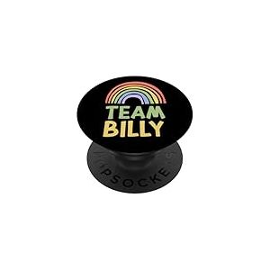 Happy Colorful Team Billy Rainbow Pride Green Yellow PopSockets PopGrip Adhésif