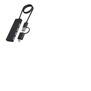 ICY BOX HUB USB 3.0 (4-en-1) avec 4X Ports USB-A, Multi USB, Multipresa, Dock USB, IB-HUB1424-C3