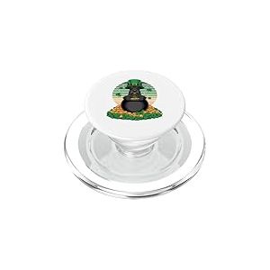 Scottish Terrier St Patricks Day Leprechaun Shamrock PopSockets PopGrip pour MagSafe