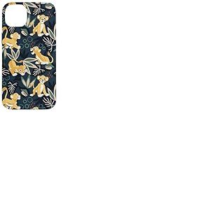 Coque pour iPhone 14 Plus Disney Le Roi Lion Jeune Simba Jungle Print