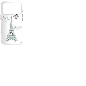 Tour Eiffel I Love Paris Souvenir France Parisien Fran&ccedil;ais Coque pour iPhone 17 Pro