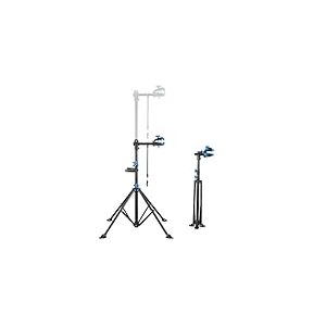 VEVOR Pied d'atelier vélo, hauteur réglable de 835-1440 mm, support de réparation de vélo robuste, charge 29,9 kg, stand de bicyclettes avec plateau à outils magnétique, pour VTT et vélos de route