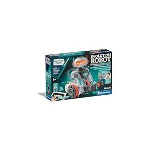 Clementoni - 56183 - Wetenschap & Spel - Evolutie Robot - Speelgoedrobot (Franse, Nederlandse Taal), Programmeerbaar, Robot Interactief, STEM, Robotica, Educatieve Spellen 8 Jaar, Gemaakt in Italië
