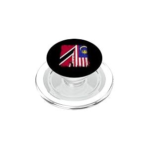 Demi Drapeau de la Trinité-et-Tobago Malaisie PopSockets PopGrip pour MagSafe