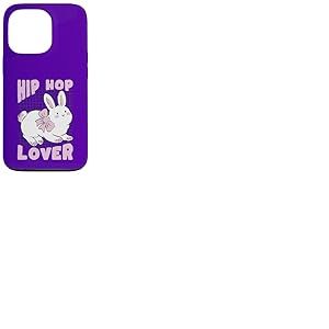 Lapin Hip-hop Amoureux Kawaii Mignon dr&ocirc;le Coque pour iPhone 13 Pro