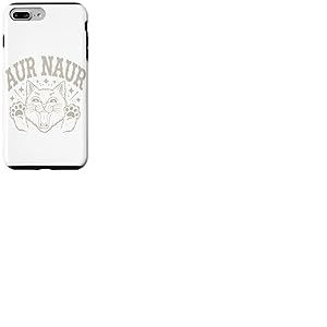AUR Naur Tshirt Chats Dr&ocirc;le Chat Kitty Chaton Chats Tomcat Coque pour iPhone 7 Plus/8 Plus