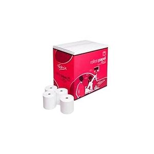 Lot de 10 Rouleaux de Papier Thermique Fabrisa 80 x 60 x 12 mm