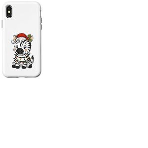 Pyjama z&eacute;br&eacute; avec lumi&egrave;res d'arbre de No&euml;l pour Filles et gar&ccedil;ons Coque pour iPhone X/XS