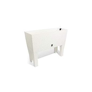 Pot haut 72 L Prosperplast Rato caisse haute de plastique en couleur Blanc, 65 (hauteur) x 80 (largeur) x 33 (profondeur) cms