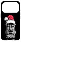 Costume de Statue de Moai drôle au Look de Noël Coque pour iPhone 17 Pro