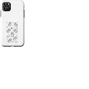 Hamsters in Space R&eacute;tro Dr&ocirc;le R&eacute;tro Dr&ocirc;le Coque pour iPhone 11 Pro Max