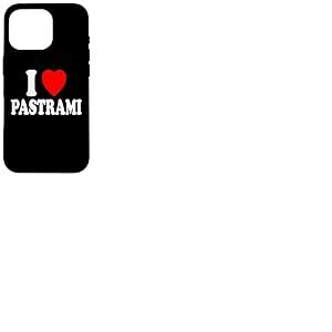 I Heart (Love) Pastrami Viande de Poitrine de b&oelig;uf s&eacute;ch&eacute;e Coque pour iPhone 16 Pro