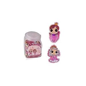 accentra–mini gel douche «Petite Princesse» grand emballage parfait comme cadeau pour les anniversaires d'enfants,les tirages au sort ou pour remplir le calendrier de l'Avent–pot de bonbons de 24x50ml