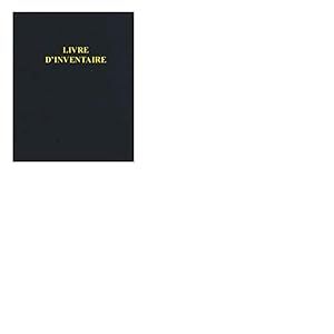 Le Dauphin - R&eacute;f. 933D Classeur juridique noir 4 anneaux LIVRE D'INVENTAIRE - dos 37 mm - 4 anneaux - couverture plastique, int&eacute;rieur papier livr&eacute; avec recharge 100 feuillets num&eacute;rot&eacute;s - Format A4