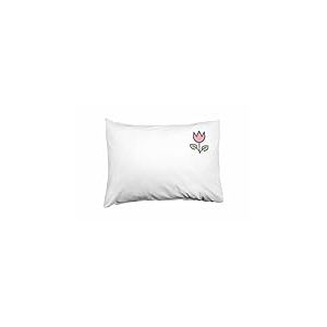 Bona Basics, Housse de Coussin décorative, Housse de Coussin décorative, décoration de Maison, pour canapé, café, Taille : 50 x 35 cm, Couleur : Blanc